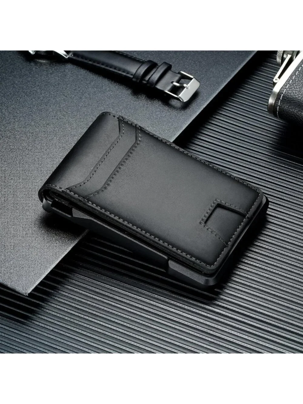 Slim RFID Leather Wallet for Men | Genuine Minimalist Design, Compact & Stylish
